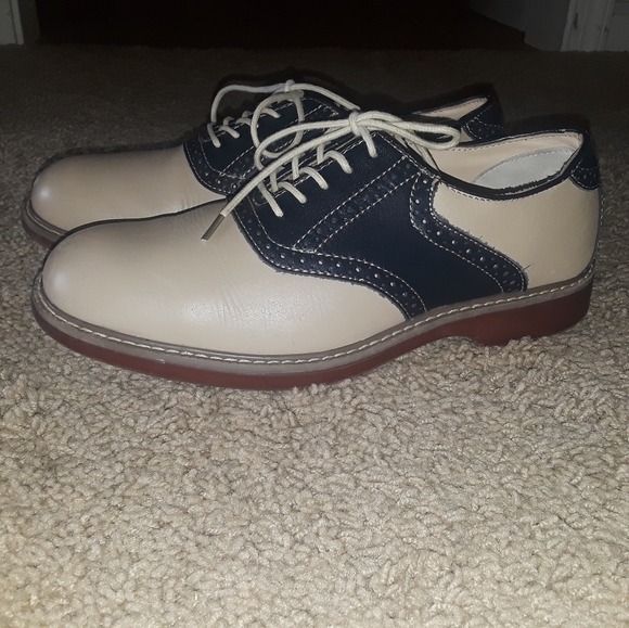 bass saddle shoes mens